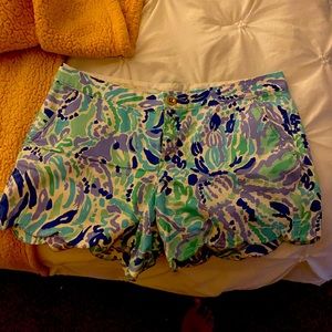 Ruffled Lilly pulitzer shorts